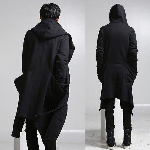 Men punk hooded cloak - men,