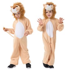 Animal King Lion Costume Boys