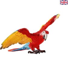 Hand-Painted Scarlet Macaw