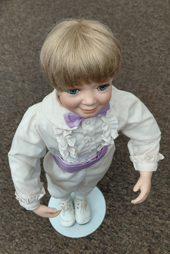 Mathew porcelain china doll - porcelain,