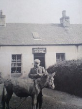 Ardgour Store Fort William Scottish Highlands Photo Postcard 1907 Pier Donkey