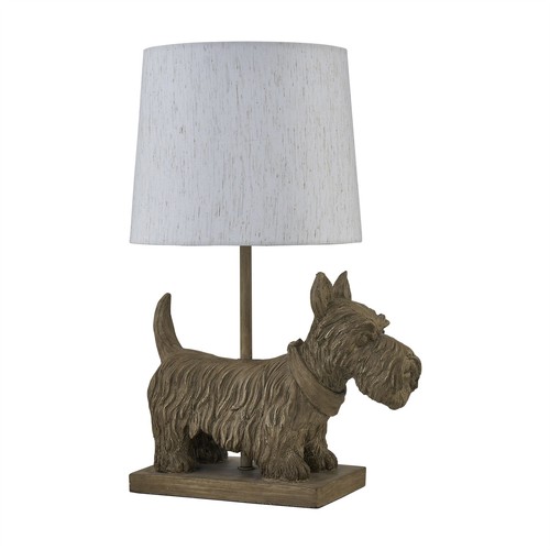 Scottie dog table lamp bedside - dog,