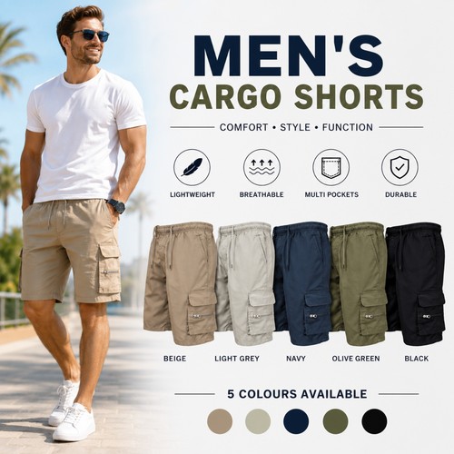 Mens cargo shorts combat - mens,