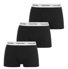 Calvin Klein 100% Authentic Men’s Boxer Shorts Trunks Low Rise – 3 Pack