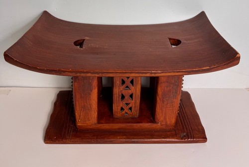 Carved ashanti wooden stool - ashanti,