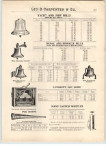 1900's PAPER AD Yacht Ship's