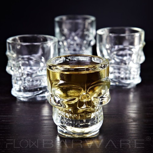 Skull shot glasses drinking - shot,