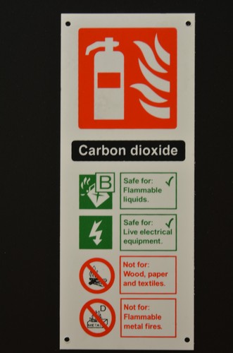 Carbon dioxide fire - dioxide,
