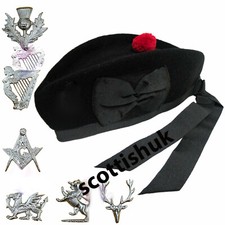 Plain Glengarry Cap with Hat