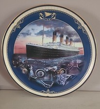Bradford exchange collectible plate - Maiden Voyage of Titanic