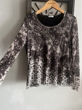 Gerry Weber Y2K Mesh Top Size