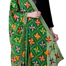 Phulkari Dupatta Chiffon Hand