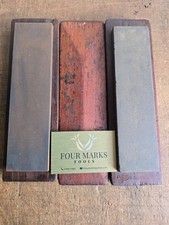 2 x Sharpening Stone Oilstone Honing Stone In Boxes