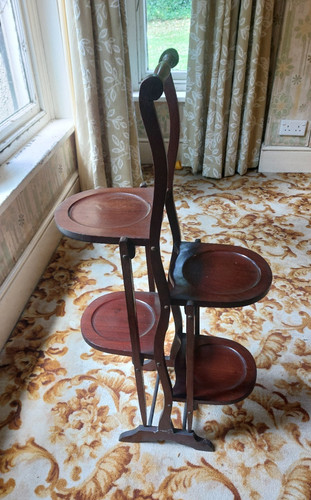 Tier foldable round wooden - round,