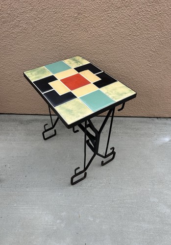 Circa 1920 art deco encaustic - 1920,