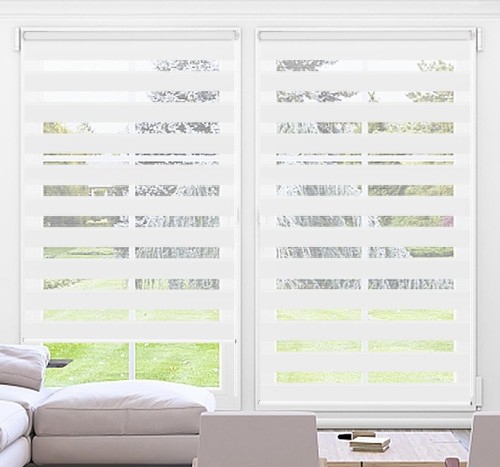 Zebra roller blinds dual layer - dual,