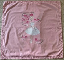 Vintage Barbie Cushion Cover. Pale  Pink.  Large 60cm x 60cm. RARE