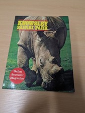 Knowsley Safari Park 1973 Guide Book Broucher Zoo