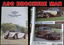 PANTHER J72, DEVILLE SALOON & CONVERTIBLE & NART 1977 DEALER CAR SALES BROCHURE