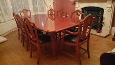 Yew dining table and - yew,