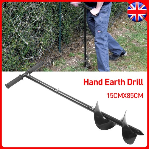 Manual hand earth auger fence - manual,