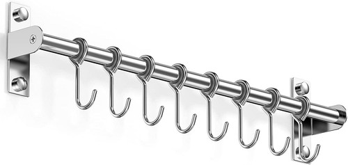 Kitchen utensil rail mug hooks - kitchen,