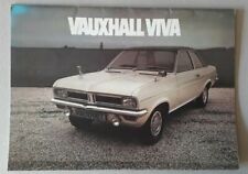 Vauxhall Viva Brochure 1971 - 1256 & 1600 Standard  De Luxe & SL Saloon & Estate