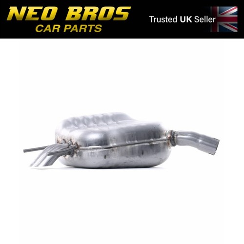 Exhaust back box for saab - back,
