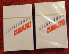 Cunard two sealed packs - cunard, of