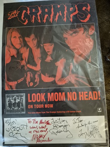 Signed promotional the cramps - promotional,
