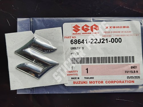 Suzuki emblem badge 30x30mm - s,