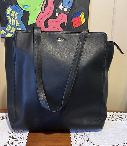 Nwt tula nappa black - black, pebbled
