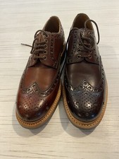 Grenson Archie Command Dark Brown Men’s Size UK 7.5 RRP £295 #I493