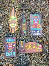 Tiki bar sign plaque - tiki,