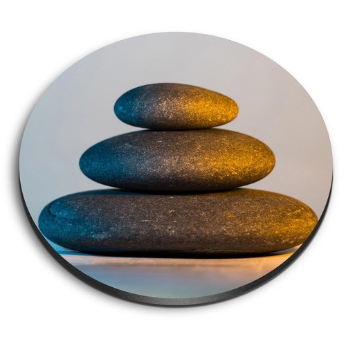 Round fridge mdf magnet - 1x,