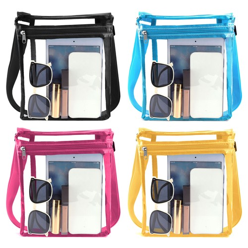 Transparent crossbody bag - transparent,
