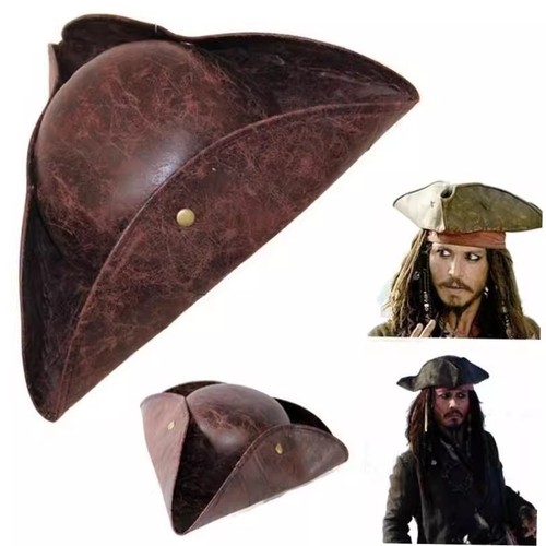 Pirate tricorn hat faux - hat,