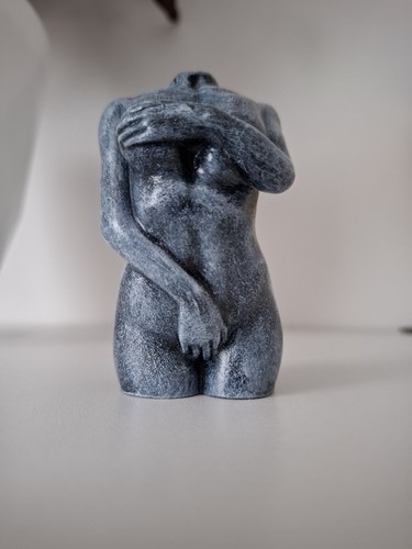 Handmade plaster female figure - female,