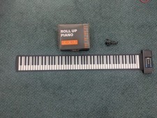 88 Key Roll Up Piano Keyboard Flexible Silicone Portable - Boxed