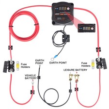 5m Split Charge Relay Kit