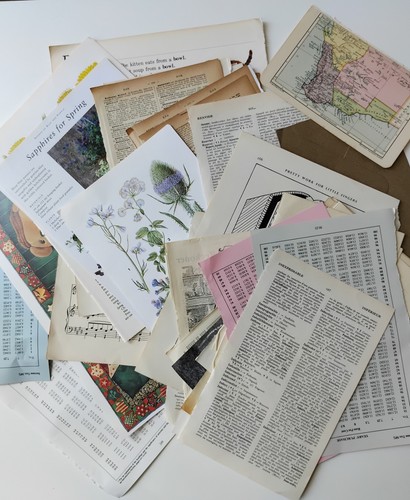 Vintage paper ephemera bundle - vintage,