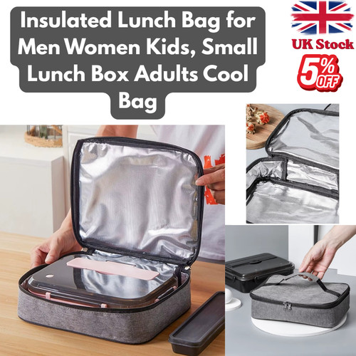 Insulated lunch bag for men - insulated,