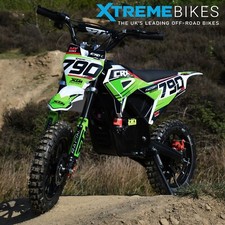 2025 XTM CRX 36V 790W Lithium Kids Electric Dirt Bike Mini-Cross Motorbike Green