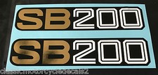 SUZUKI SB200 SIDE PANEL DECALS