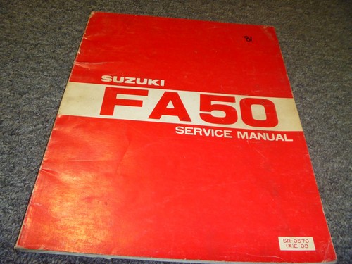 1981 suzuki fa50 moped shop - fa50,