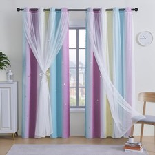 2 Panels Blackout Curtains for