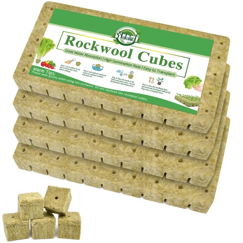 200pcs 1inch rockwool cubes - 200pcs,