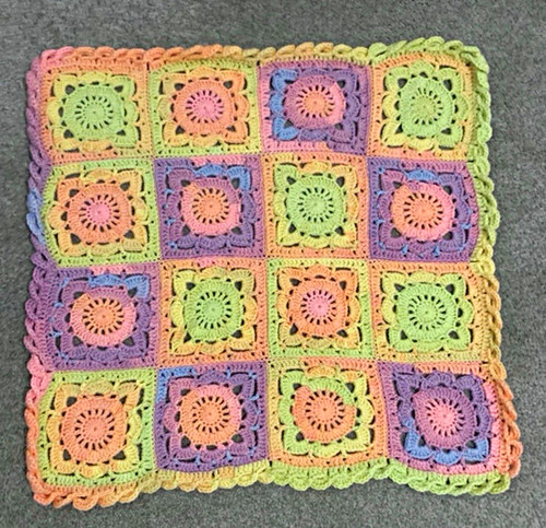 Handmade crochet baby blanket - baby,