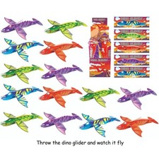 10pc Dinosaur Flying Glider