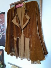 FREE PEOPLE FAYE GOLD VELVET